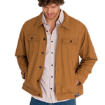 Chaqueta Manga Larga Hombre Trucker Bronce Cat