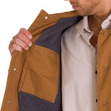 Chaqueta Manga Larga Hombre Trucker Bronce Cat