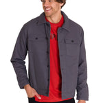 Chaqueta Manga Larga Hombre Trucker Grafito Cat