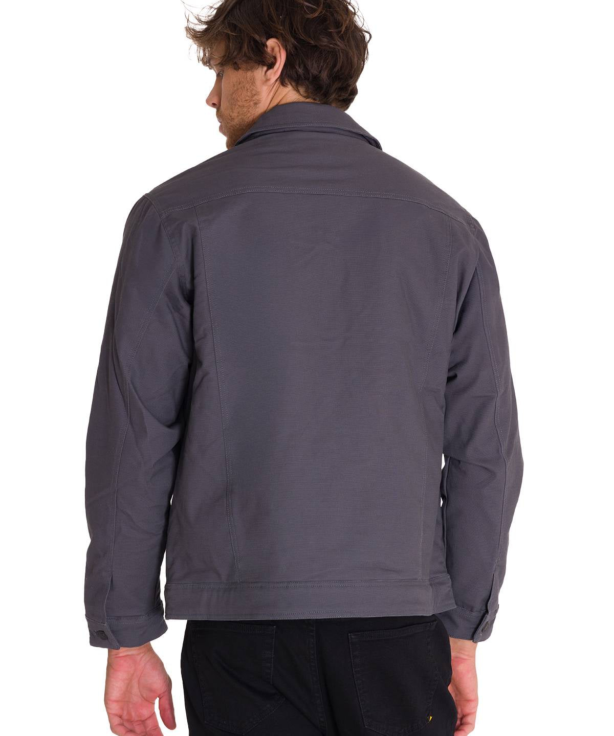 Chaqueta Manga Larga Hombre Trucker Grafito Cat