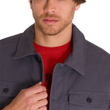 Chaqueta Manga Larga Hombre Trucker Grafito Cat