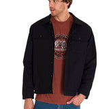 Chaqueta Manga Larga Hombre Trucker Negra Cat