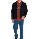 Chaqueta Manga Larga Hombre Trucker Negra Cat