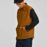 Chaqueta Sin Mangas Hombre Sherpa Lined Vest Bronce Cat