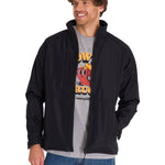 Chaqueta Manga Larga Hombre Ripstop Softshell Negra Cat