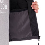 Chaqueta Manga Larga Hombre Ripstop Softshell Gris Cat