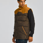 Parka Sin Mangas Hombre Big Sky Puffer Vest Café Oscuro Cat