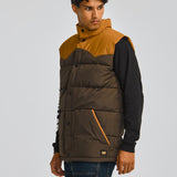 Parka Sin Mangas Hombre Big Sky Puffer Vest Café Oscuro Cat