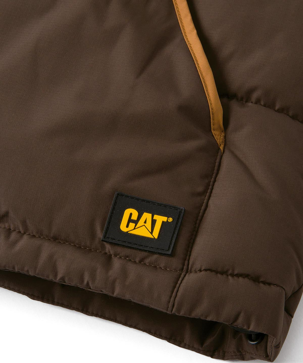 Parka Sin Mangas Hombre Big Sky Puffer Vest Café Oscuro Cat