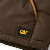 Parka Sin Mangas Hombre Big Sky Puffer Vest Café Oscuro Cat