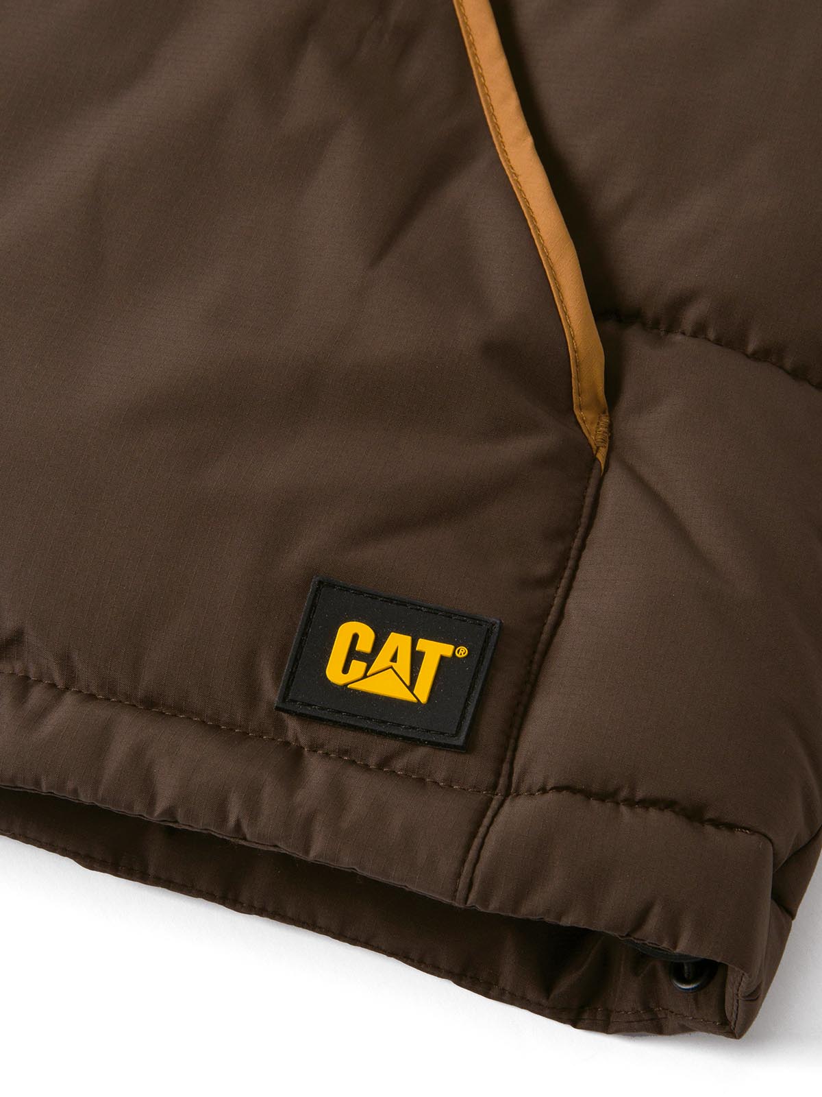 Parka Sin Mangas Hombre Big Sky Puffer Vest Café Oscuro Cat