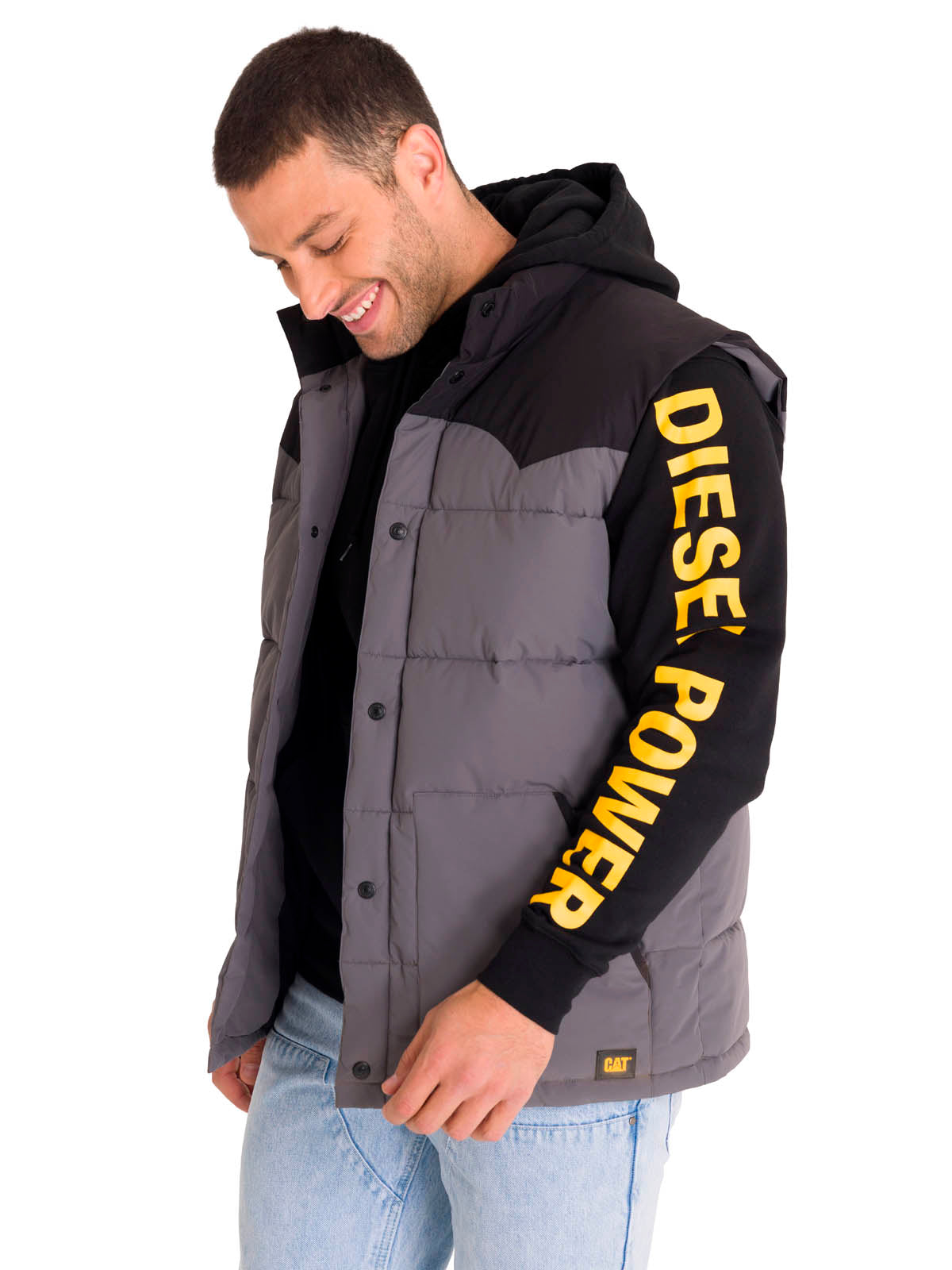 Parka Sin Mangas Hombre Big Sky Puffer Vest Cat