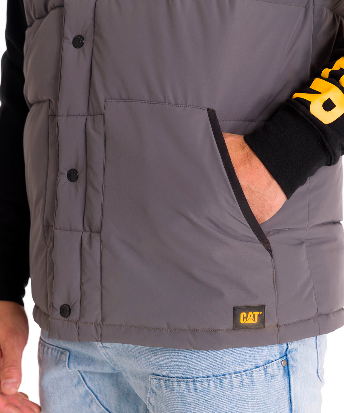 Parka Sin Mangas Hombre Big Sky Puffer Vest Cat