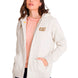 Polerón Full Zip Mujer Trademark Banner Beige CAT