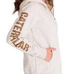 Polerón Full Zip Mujer Trademark Banner Beige CAT