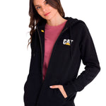 Poleron Mujer Trademark Banner Fz Hoodie Con Gorro Ajustable Con Tecnología S3 Cord. Cat