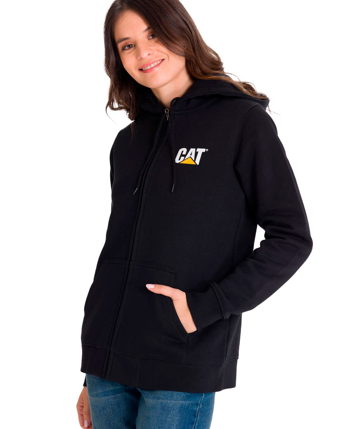 Poleron Mujer Trademark Banner Fz Hoodie Con Gorro Ajustable Con Tecnología S3 Cord. Cat