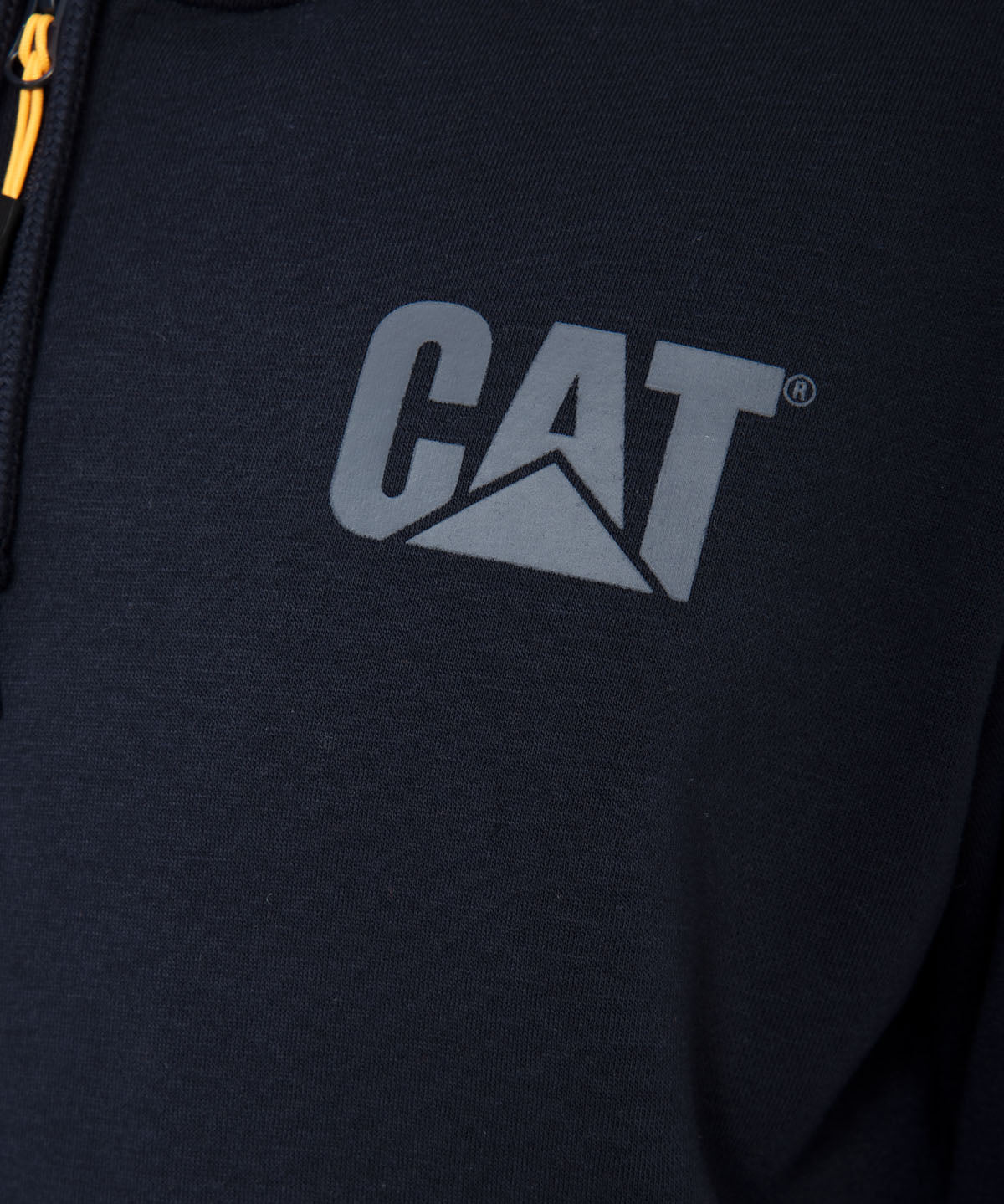 Poleron Casual Hombre Essential Fz Hooded Sweatshirt Azul Cat