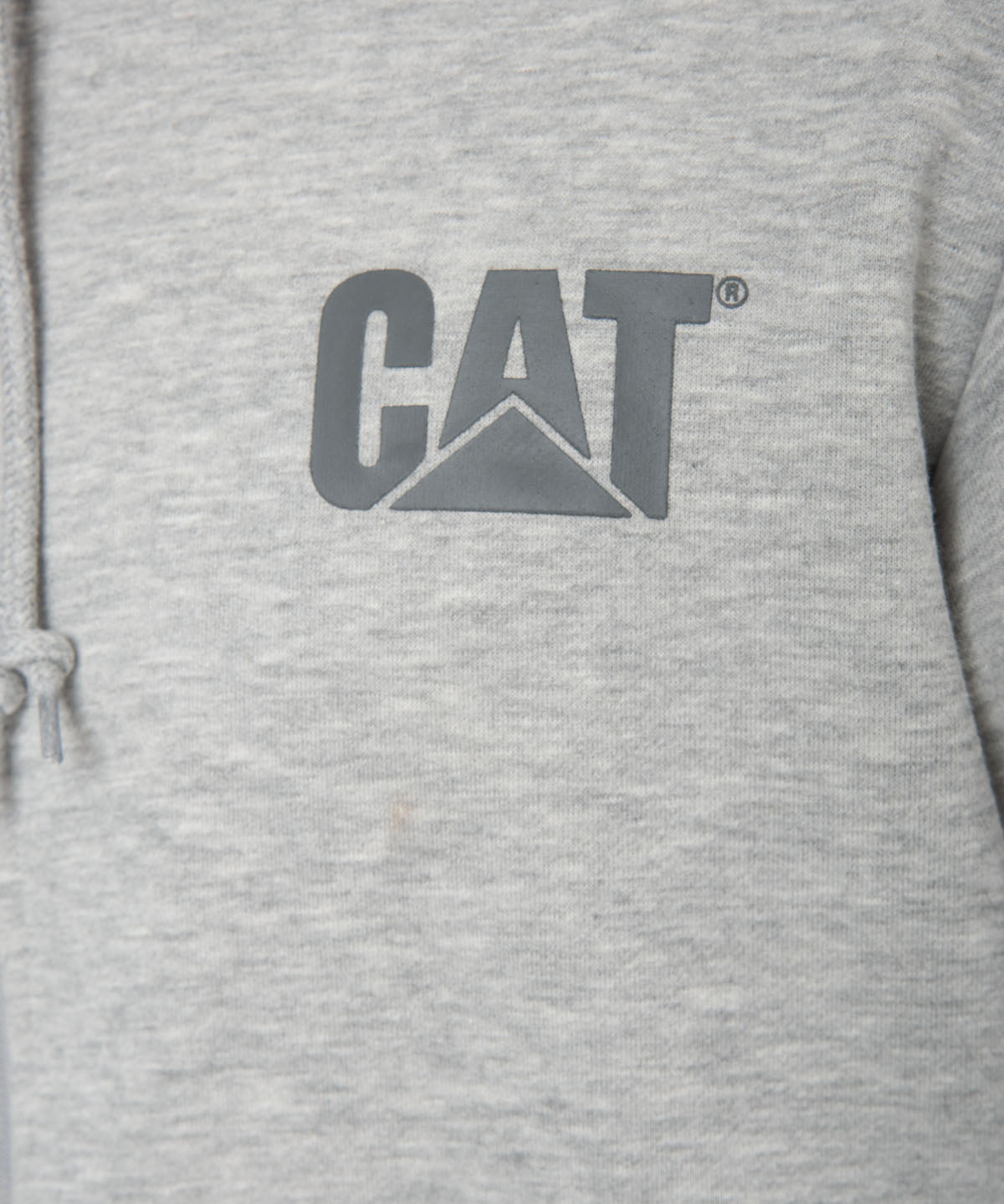 Poleron Casual Hombre Essential Fz Hooded Sweatshirt Gris Cat