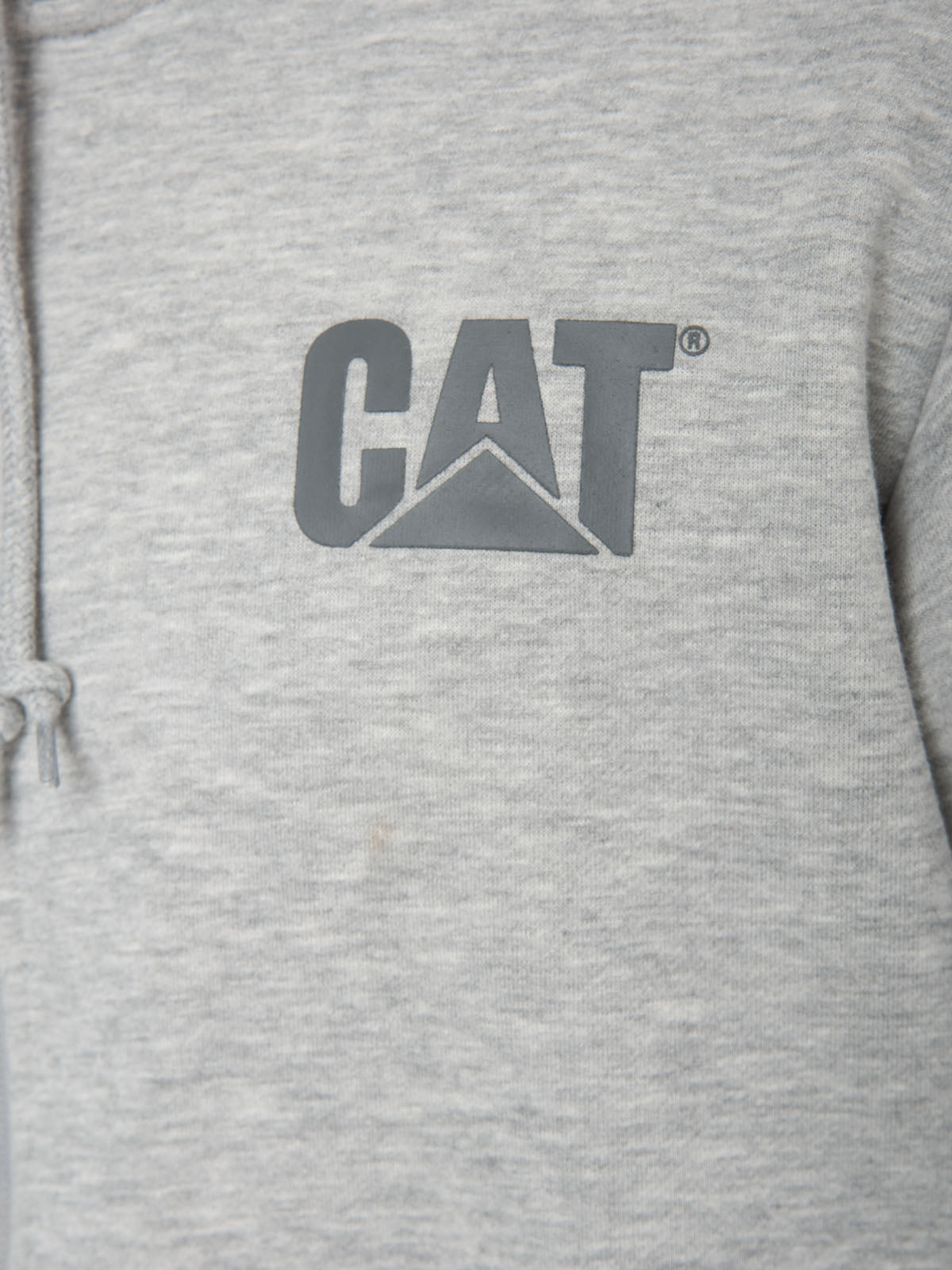 Poleron Casual Hombre Essential Fz Hooded Sweatshirt Gris Cat