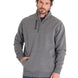 Polerón Manga Larga Hombre Midweight Quarter Zip Gris Oscuro Cat