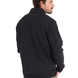 Polerón Manga Larga Hombre Midweight Quarter Zip Negro Cat