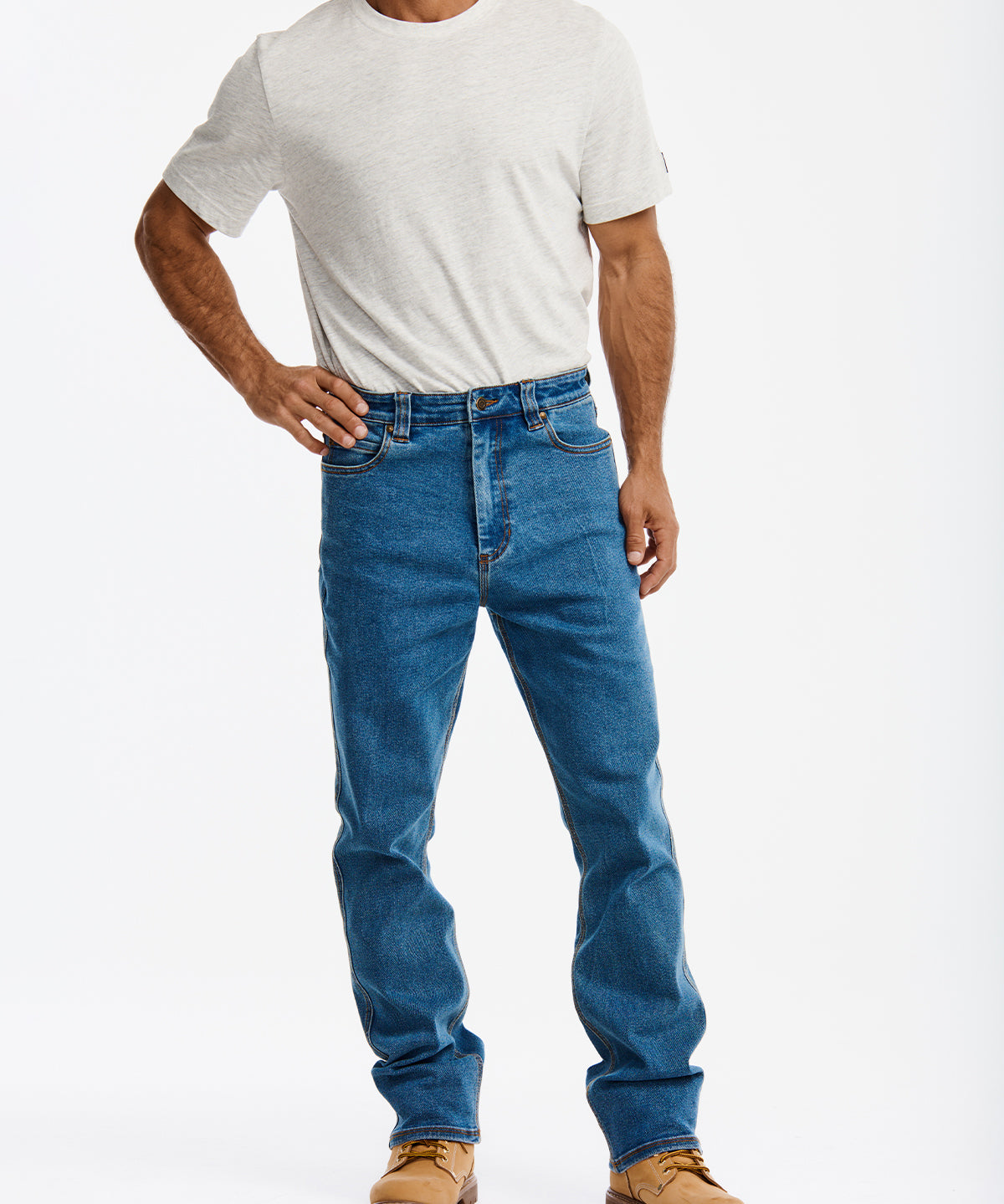 Jeans Casual Hombre D4 ATHLETIC FIT JEAN Azul CAT