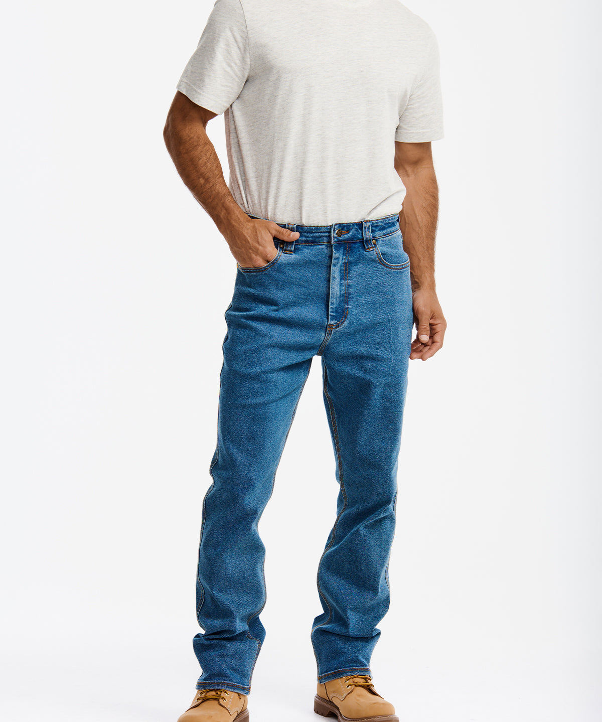 Jeans Casual Hombre D4 ATHLETIC FIT JEAN Azul CAT