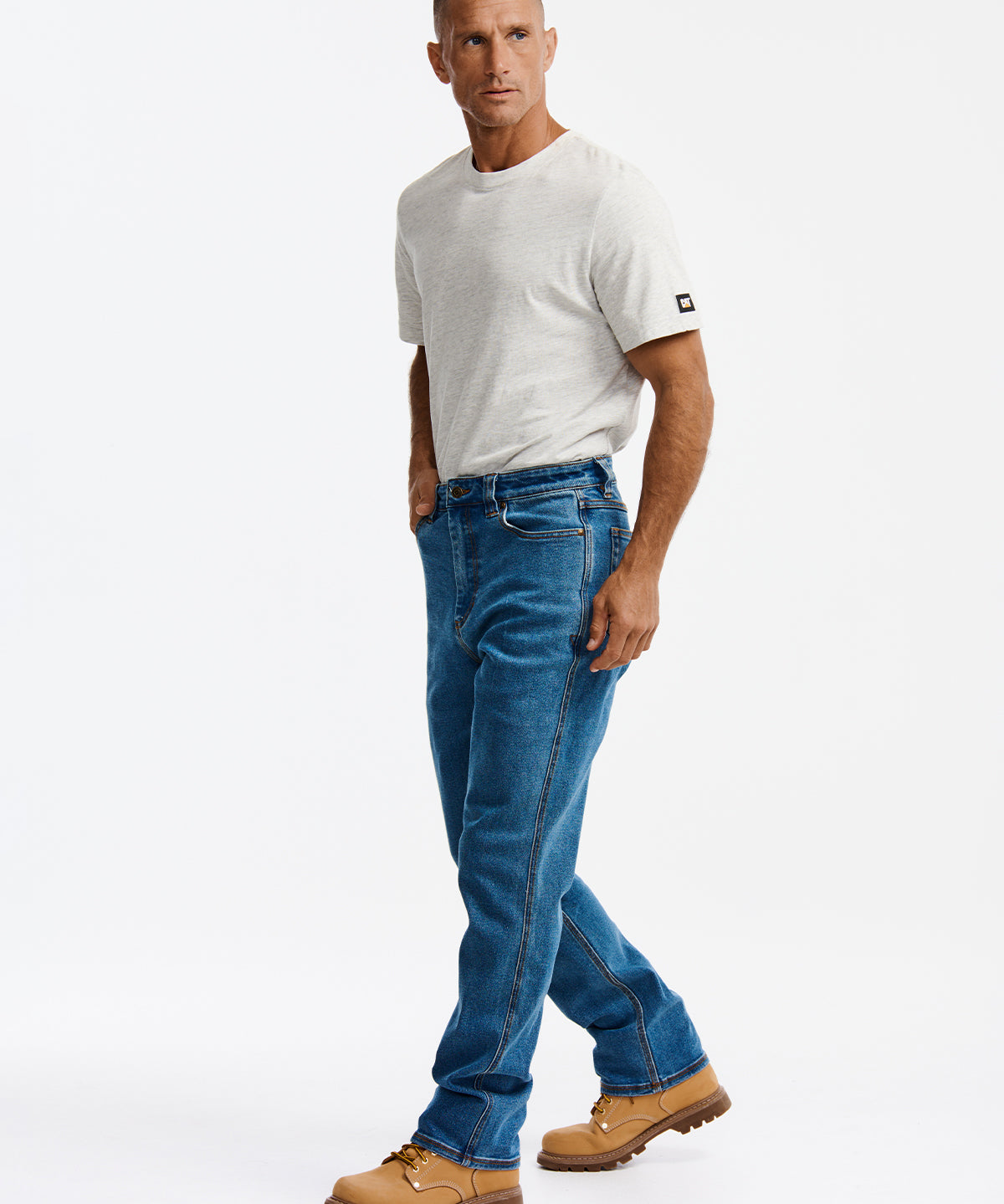 Jeans Casual Hombre D4 ATHLETIC FIT JEAN Azul CAT