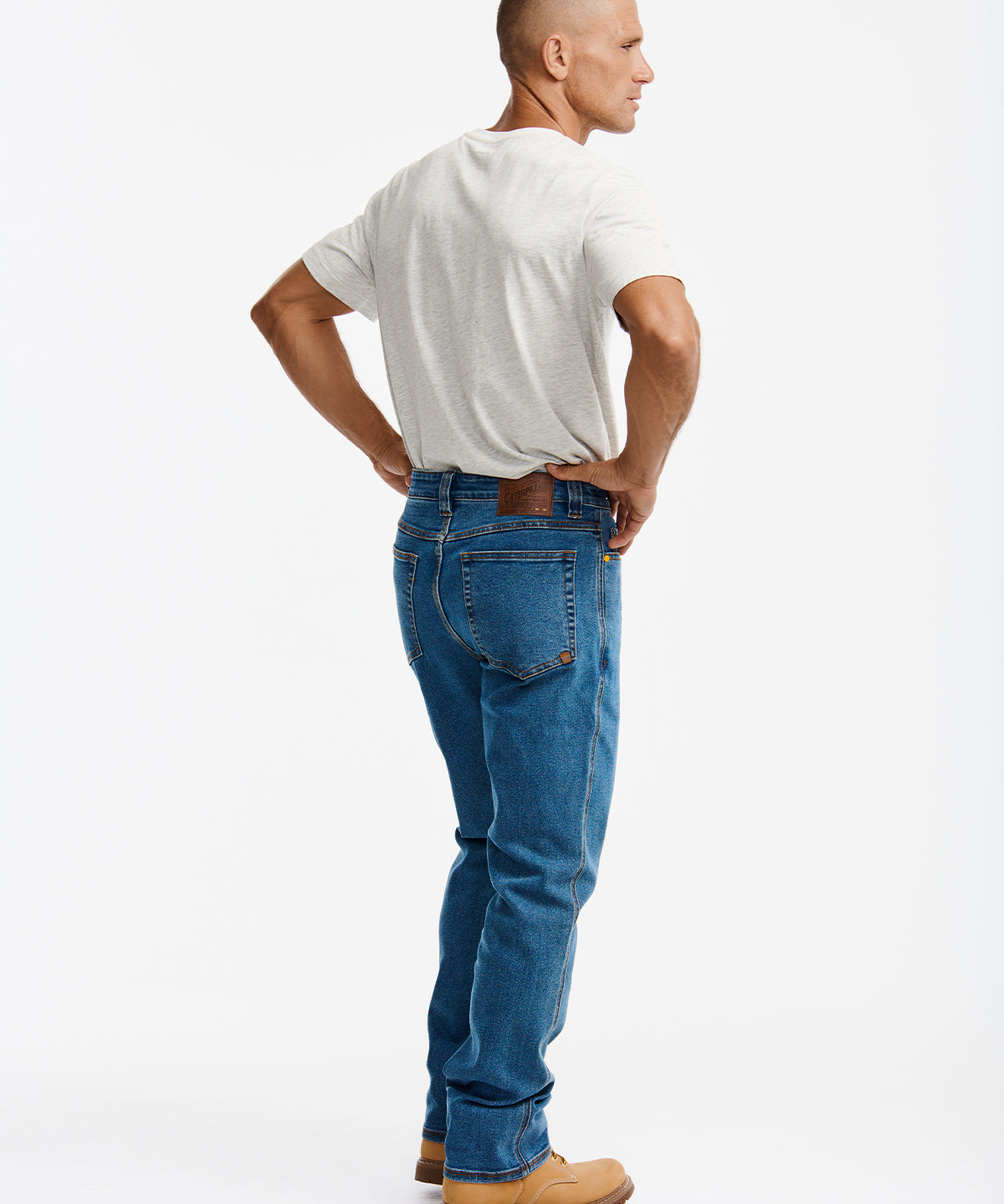 Jeans Casual Hombre D4 ATHLETIC FIT JEAN Azul CAT