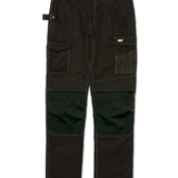 Pantalón Stretch Hombre Essential Knee Pocket Negro Cat