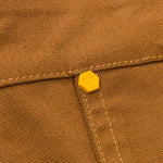 Pantalón Tiro Medio Casual Hombre BRUSH PANT Café Cat