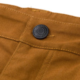 Pantalón Tiro Medio Casual Hombre BRUSH PANT Café Cat