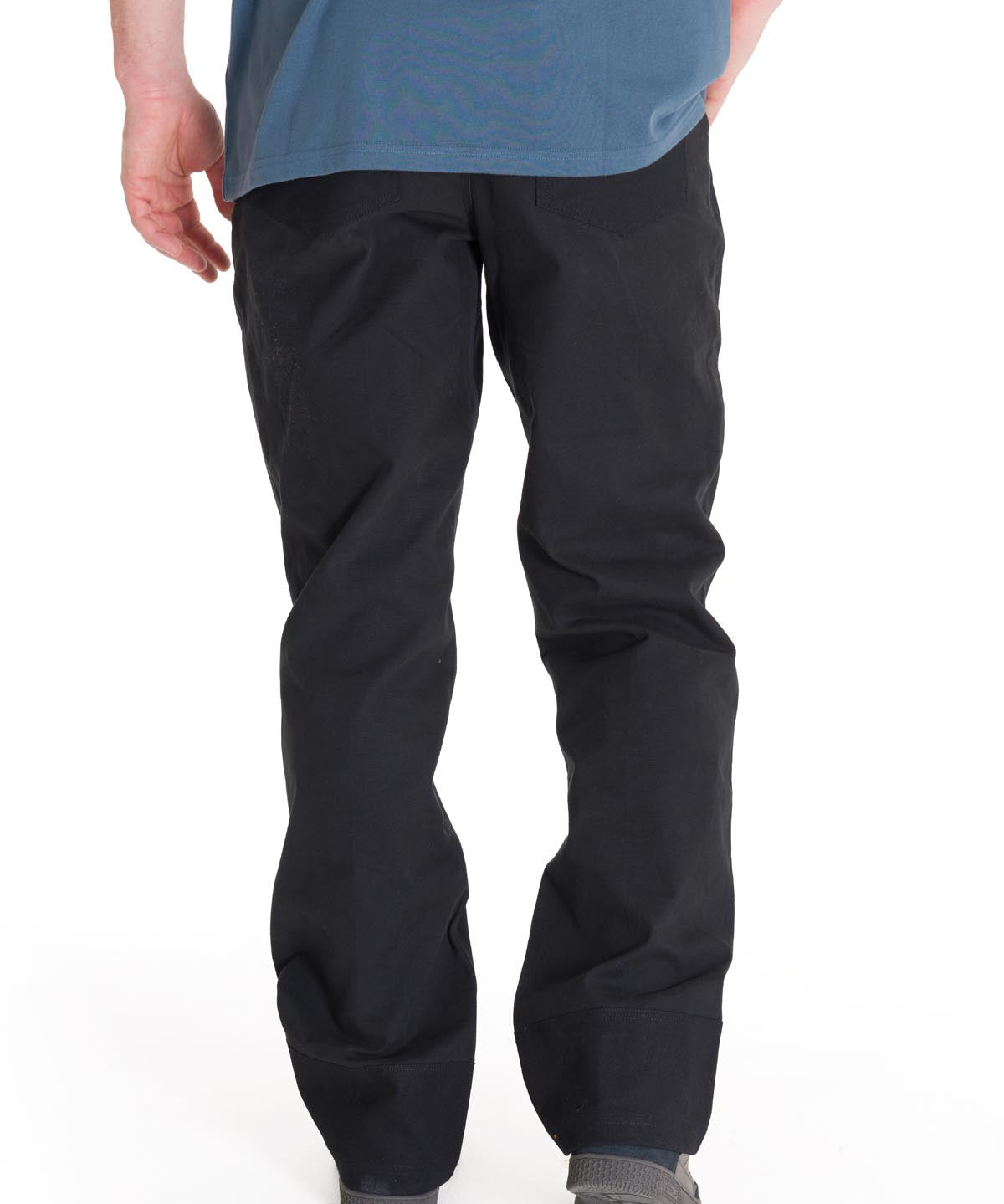 Pantalón Tiro Medio Casual Hombre BRUSH PANT Negro Cat