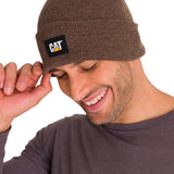 Gorro Casual Unisex Cat Label Cuff Beanie Café Cat