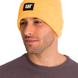 Gorro Casual Unisex Cat Label Cuff Beanie Amarillo Cat