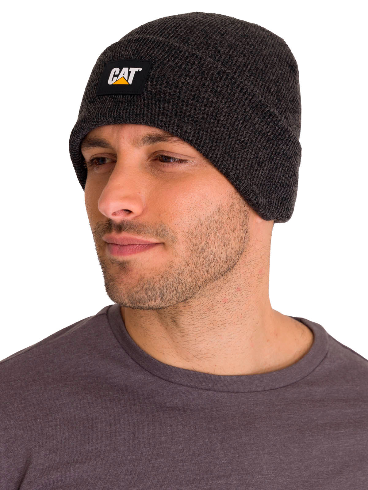 Gorro Hombre Etiqueta CAT Gris Cat