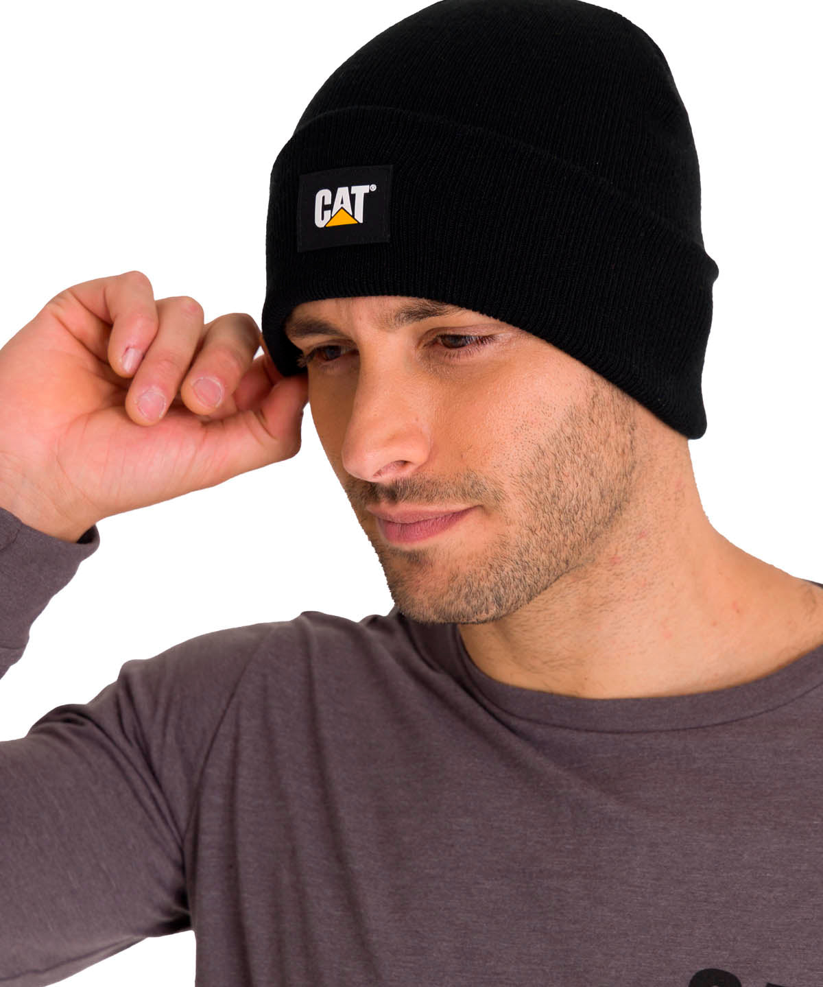 Gorro Label Cuff Beanie Cat