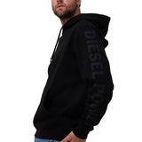 Polerón Con Gorro Diesel Power Negro Cat