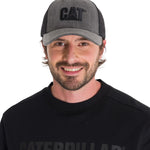 Jockey Con Broche Unisex Pigment Dyed Trucker Cap Gris Oscuro Cat