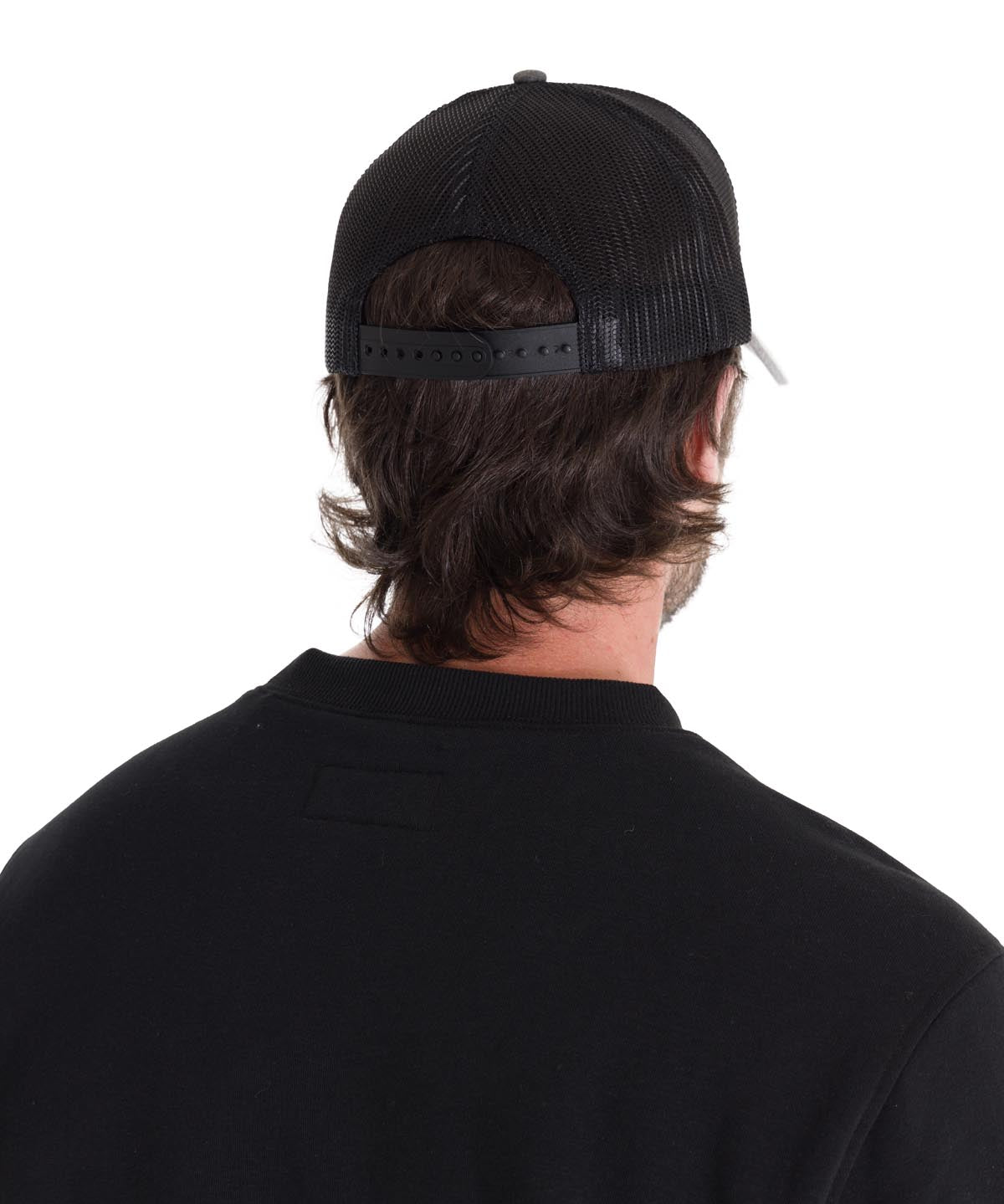 Jockey Con Broche Unisex Pigment Dyed Trucker Cap Gris Oscuro Cat