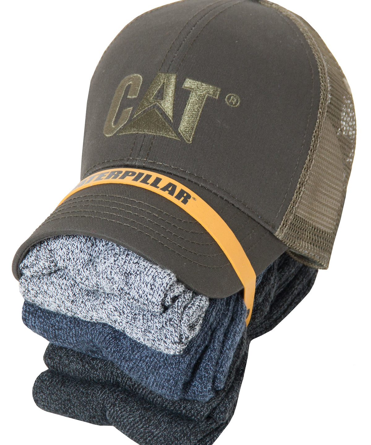 Pack Jockey & Calcetines Hombre Raised Logo Cap Sock Oliva Cat