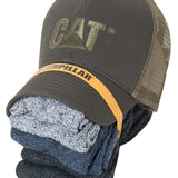 Pack Jockey & Calcetines Hombre Raised Logo Cap Sock Oliva Cat
