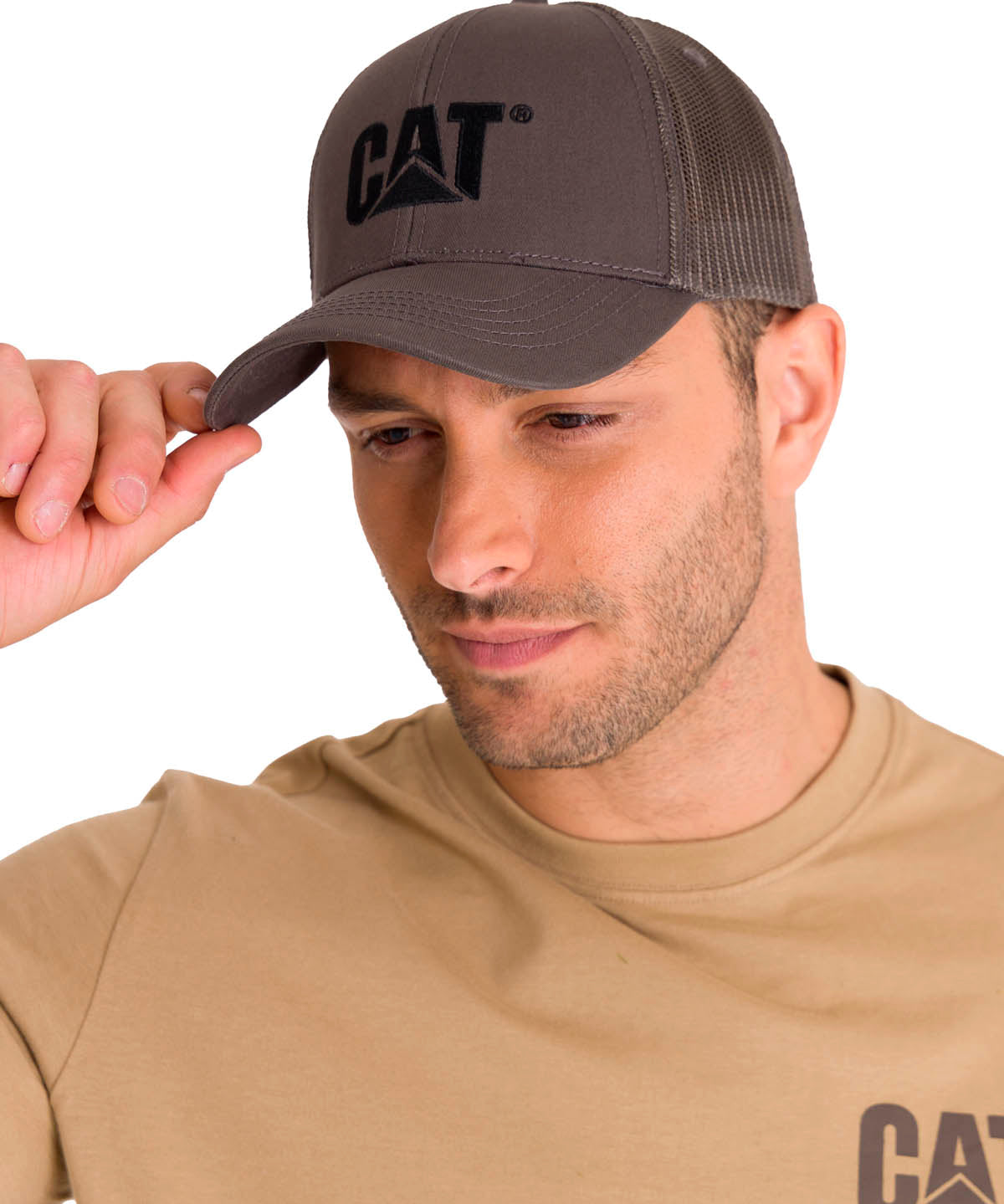 Jockey Casual Hombre Raised Logo Gris Cat