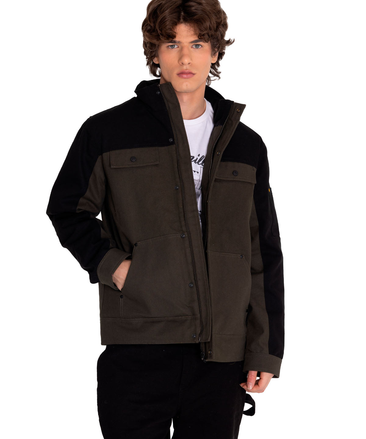 Chaqueta Casual Hombre Insulated Utility Jacket Negro Cat