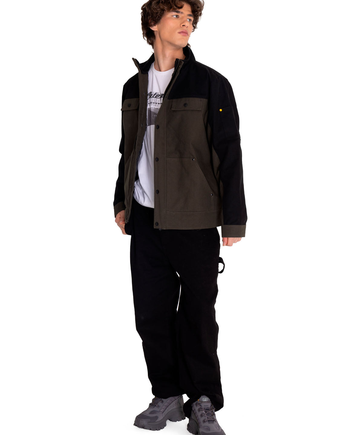 Chaqueta Casual Hombre Insulated Utility Jacket Negro Cat