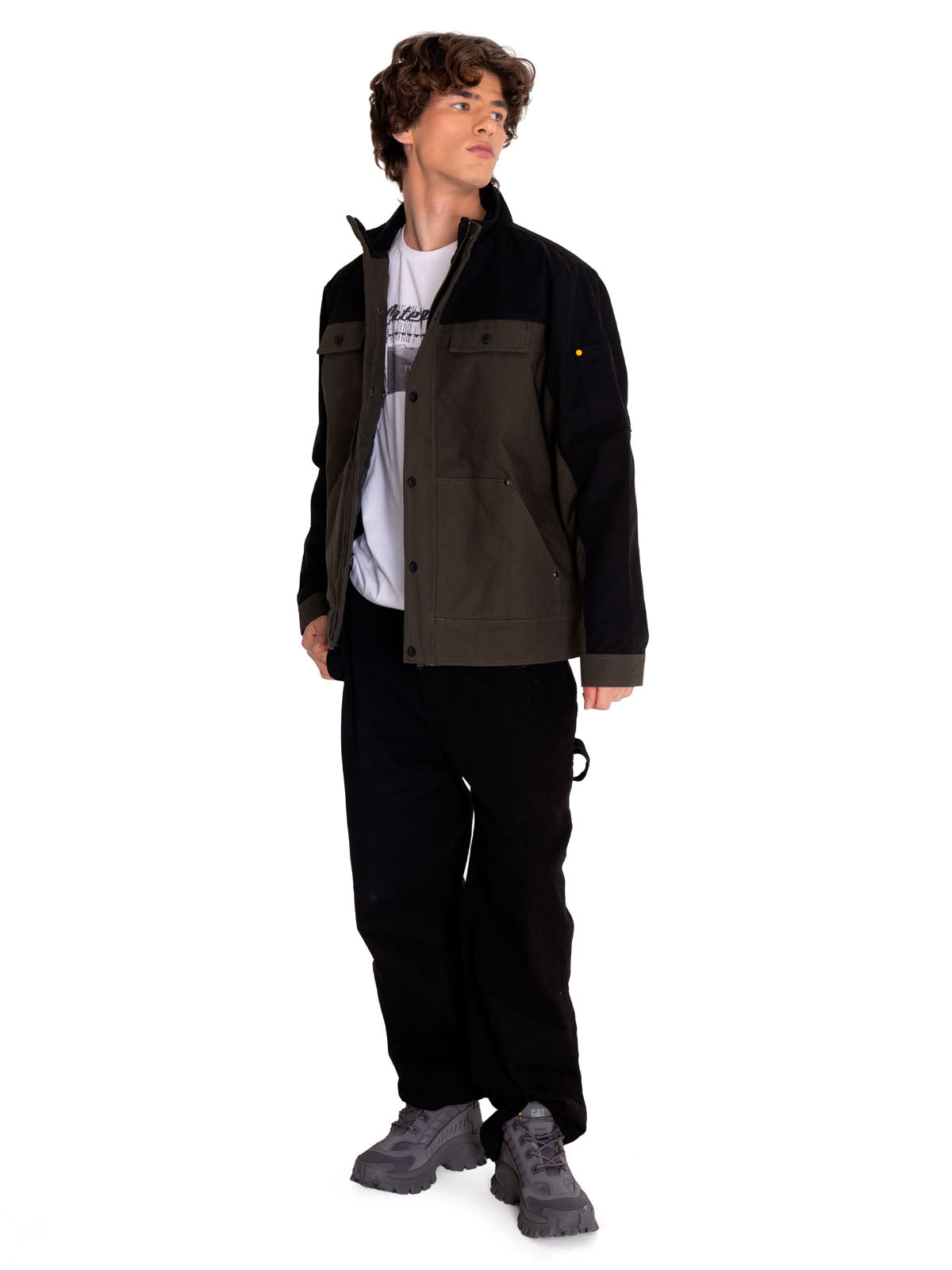 Chaqueta Casual Hombre Insulated Utility Jacket Negro Cat