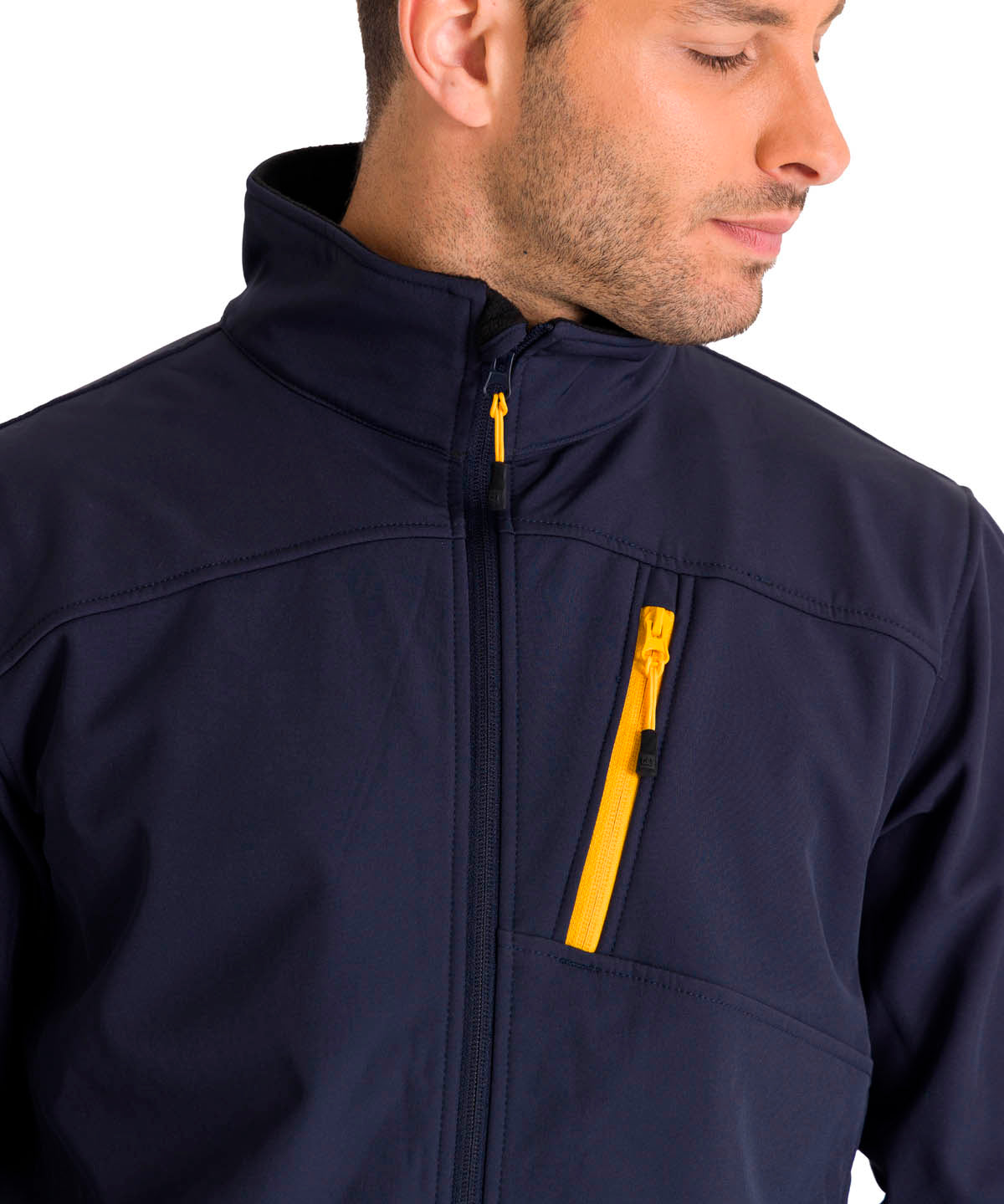 Chaqueta Hombre Essentials Softshell Azul Cat