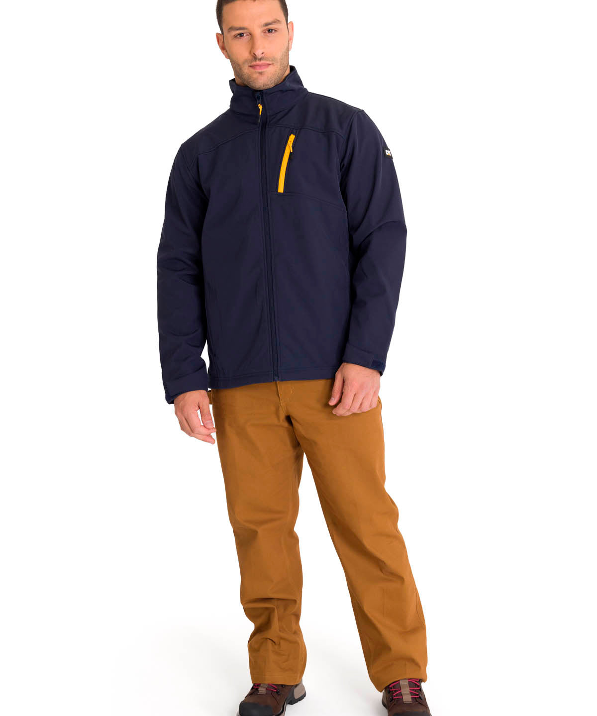 Chaqueta Hombre Essentials Softshell Azul Cat