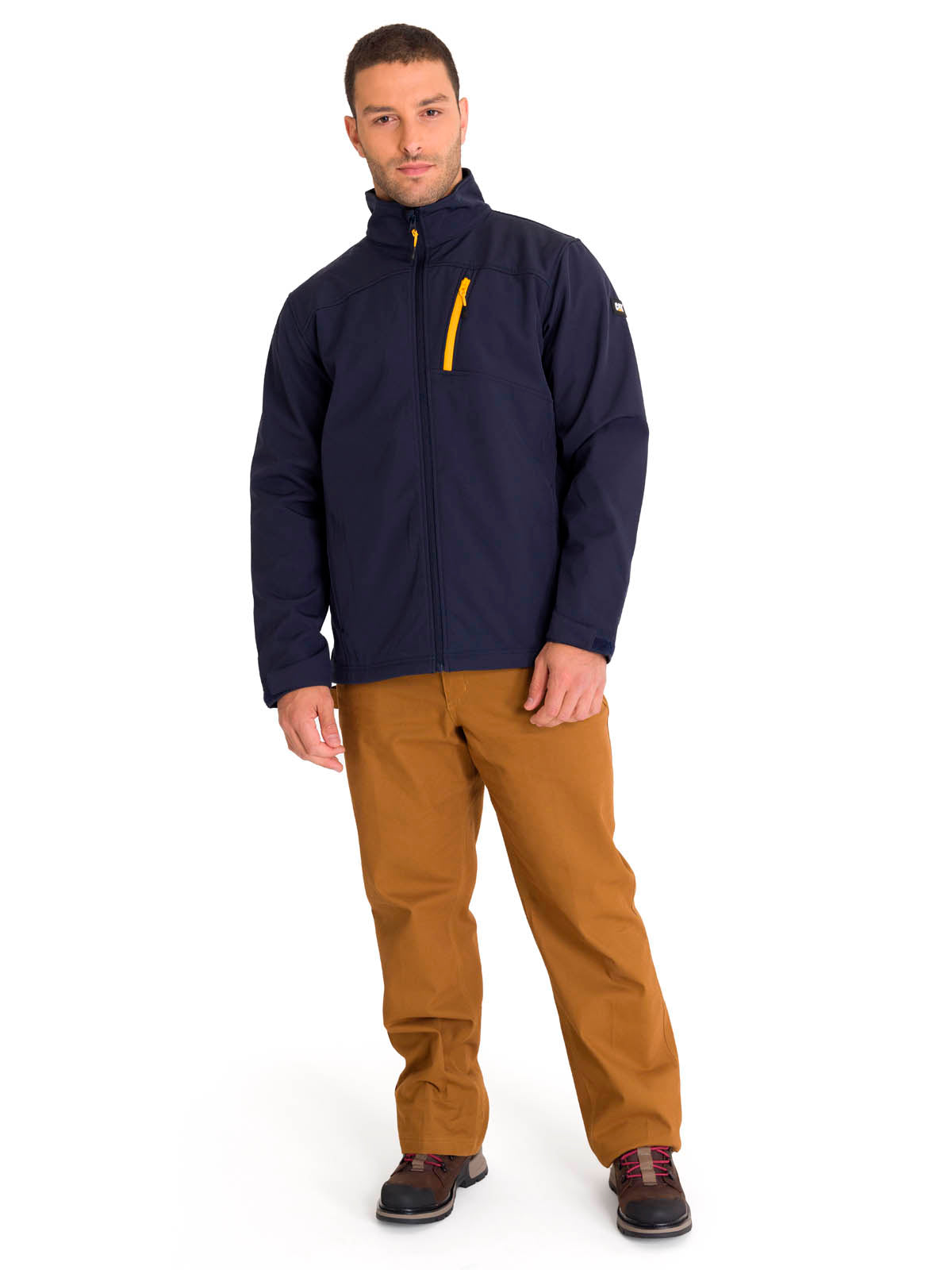 Chaqueta Hombre Essentials Softshell Azul Cat